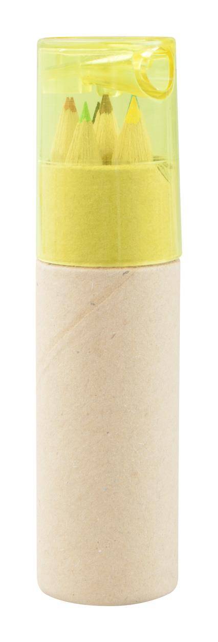 Gallery 6 sada farbičiek, žltá