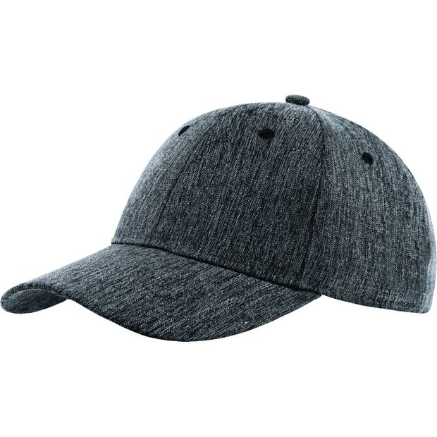 GARETA Sportovní šestipanelová čepice, černá GARETA Sportovní šestipanelová čepice, černá