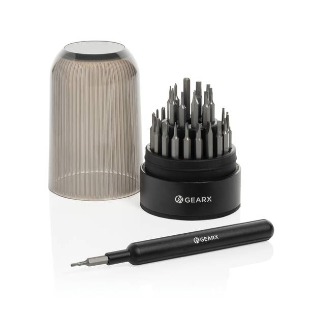 Gear X multifunkčná sada skrutkovačov 31 v 1, čierna Gear X multifunkčná sada skrutkovačov 31 v 1, čierna