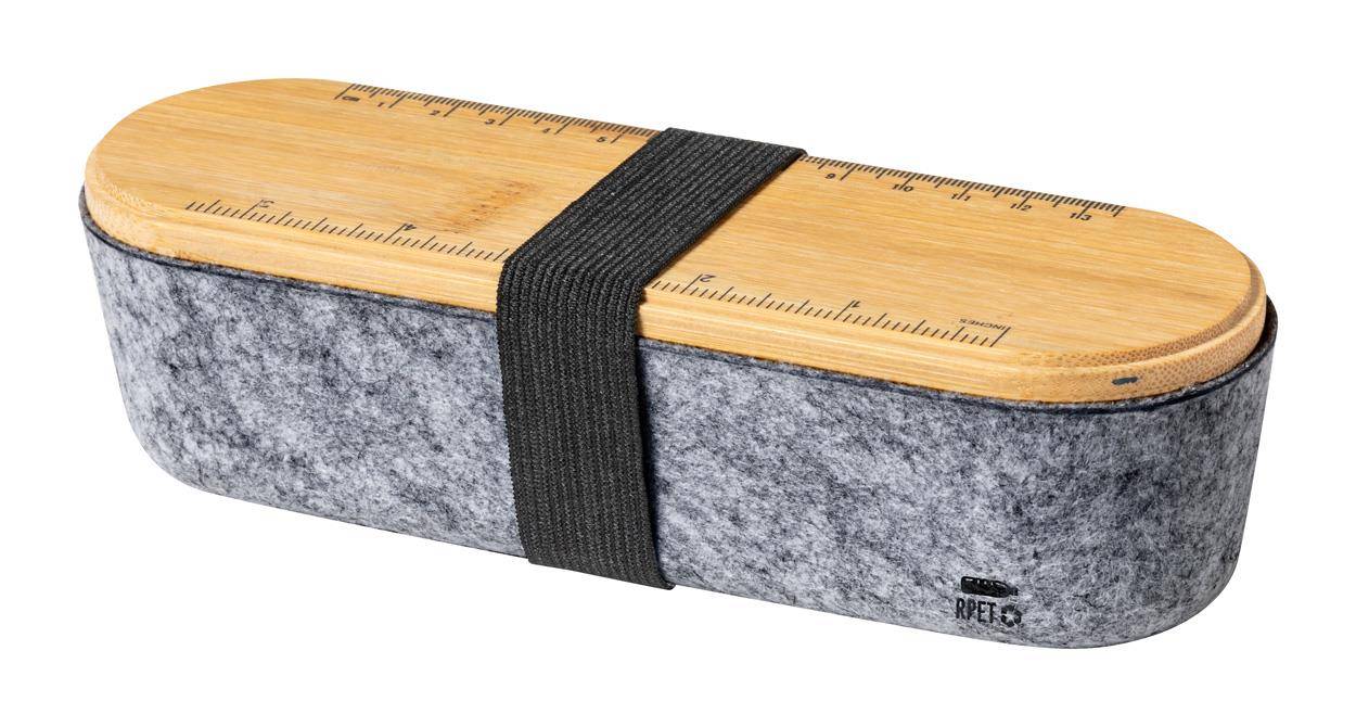 Glaston RPET puzdro na perá, sivá