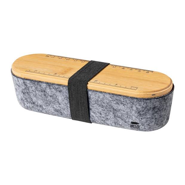 Glaston RPET puzdro na perá, sivá Glaston RPET puzdro na perá, sivá