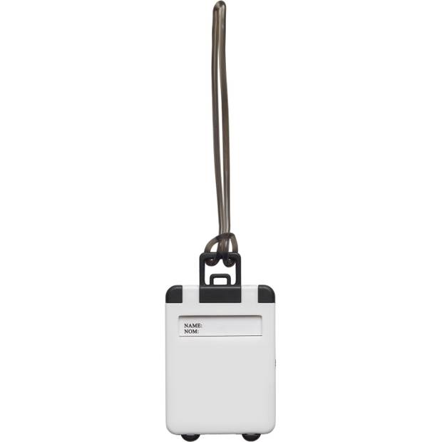 GONDOR plastová menovka na batožinu, biela GONDOR plastová menovka na batožinu, biela