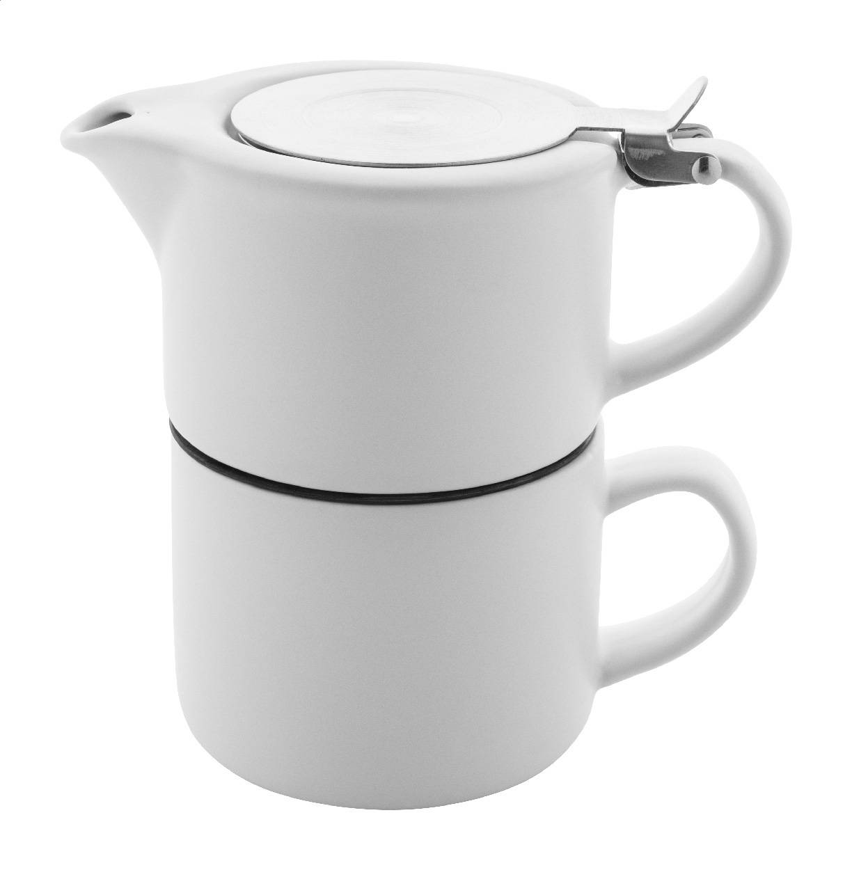 Gongmei čajová súprava, biela