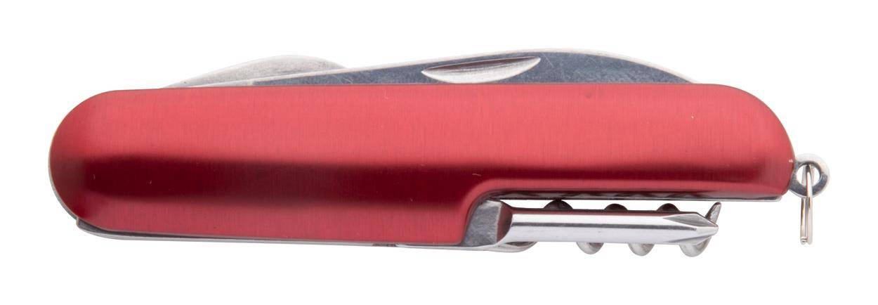 Gorner Plus mini multifunkčný nôž, 8 funkcií, červená