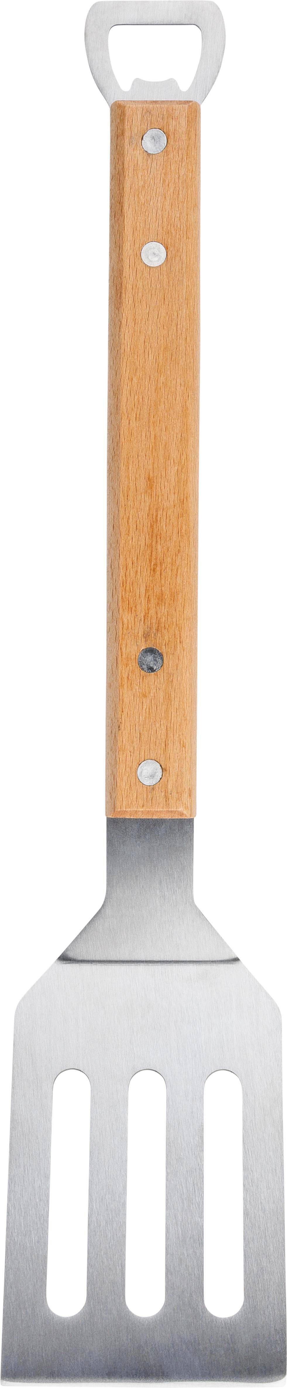 Grilovacia špachtľa z nehrdzavejúcej ocele Saphira, hnedá