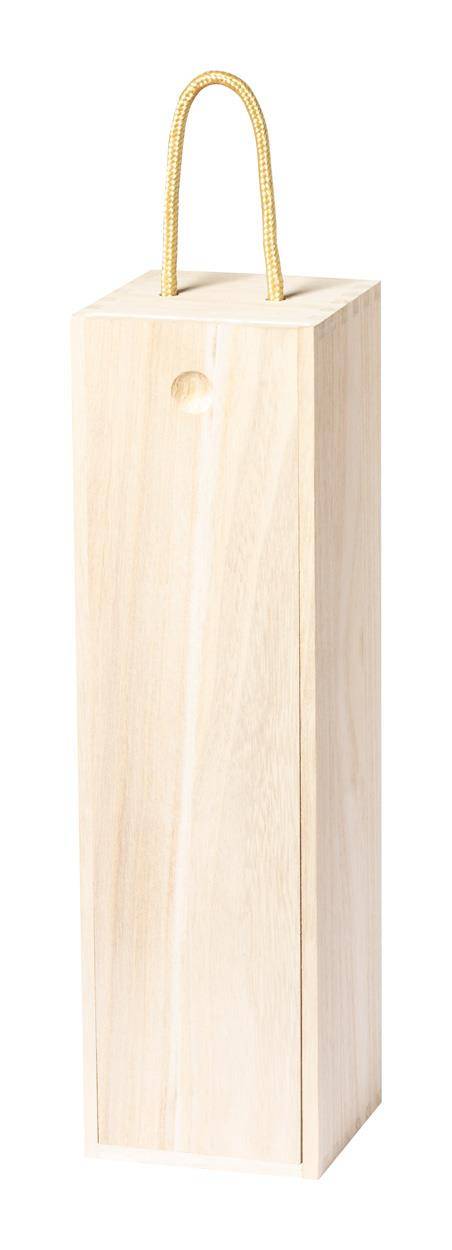 Grimbur dárková taška na láhev, hnědá přírodní