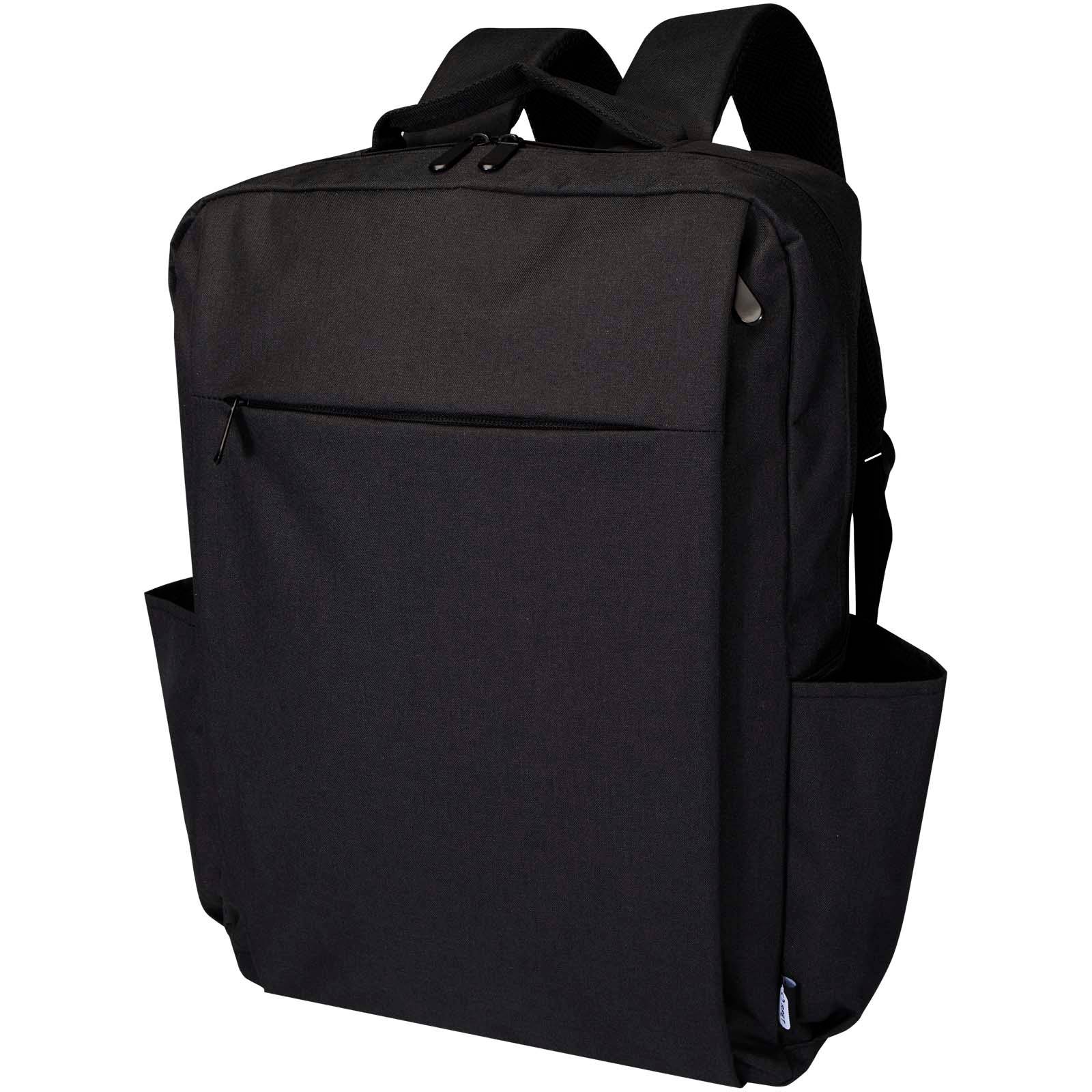 GRS recyklovaný batoh na notebook veľkosti 15″ (38 cm), 15 l Libra, sivá Heather Charcoal