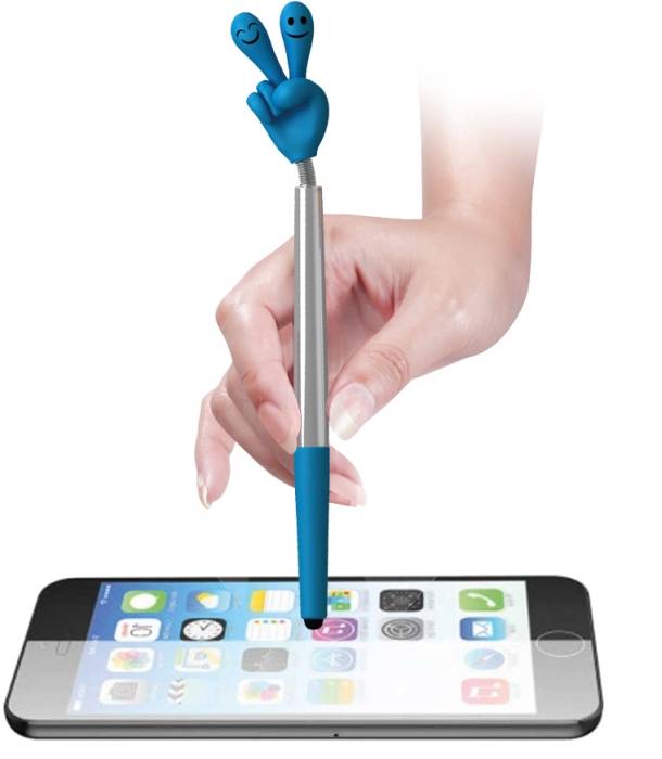 Guľôčkové pero Fun Hands modrá náplň,tyrkysová