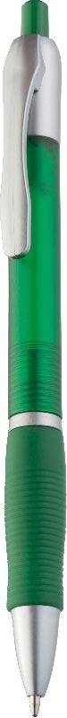 Guľôčkové pero,modrá náplň, zelená