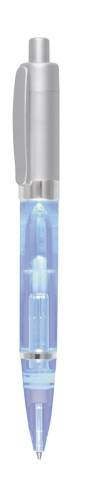 Guľôčkové pero so svetlom, modrá