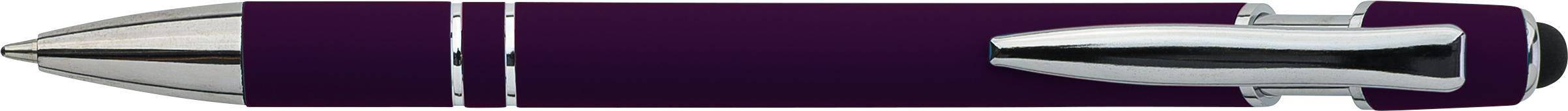 Guľôčkové pero z recyklovaného hliníka Primo, fialová Purple