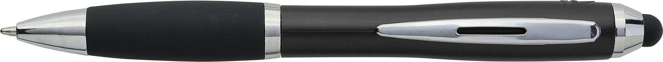 Guľôčkové pero z recyklovaného plastu Lana, čierna