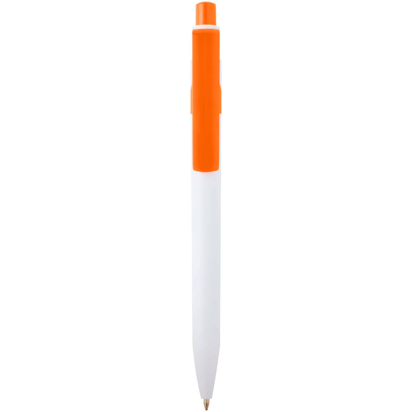 Guľôčkové pero z recyklovaného plastu Unica, oranžová