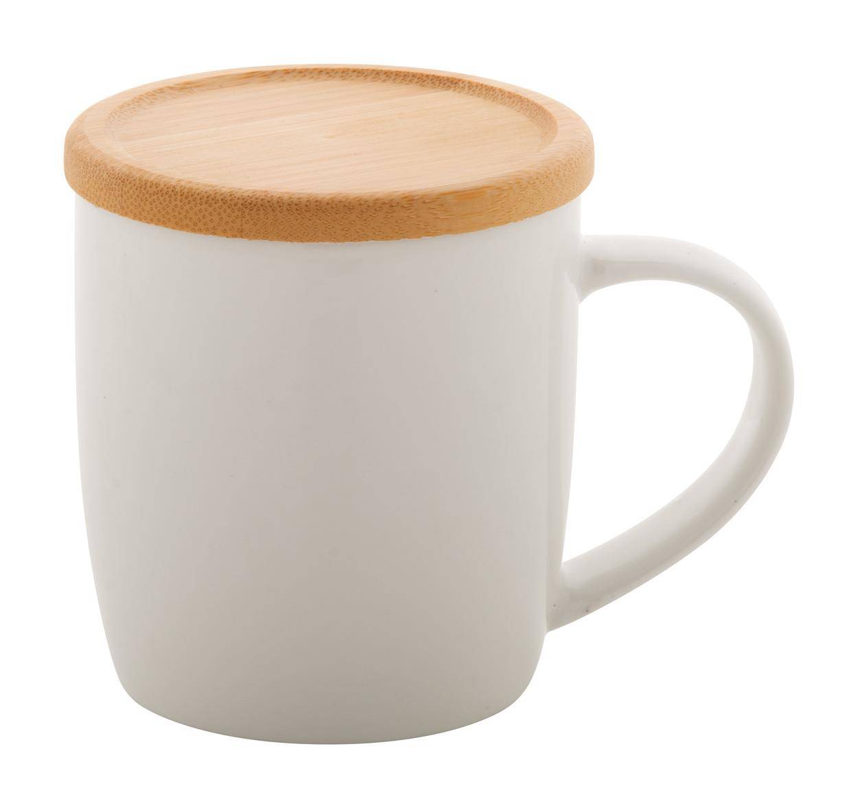 Hestia porcelánový hrnek, bílá