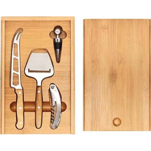 HIROKO bambusová sada na servírovanie syra a vína HIROKO bambusová sada na servírovanie syra a vína