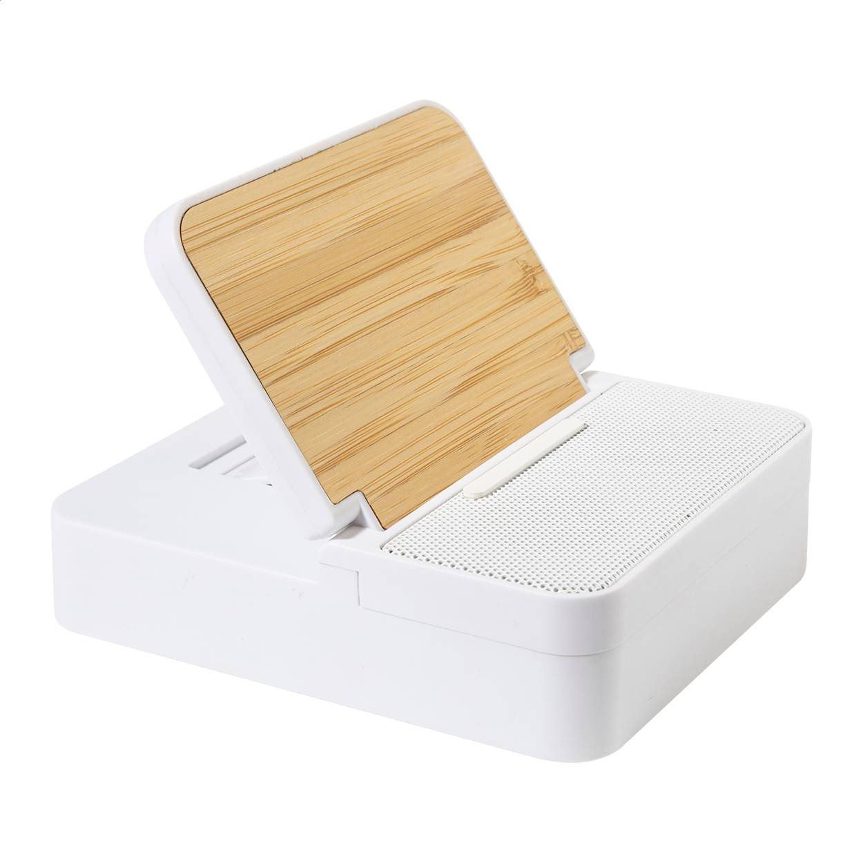 Hobofi bezdrôtová nabíjačka s reproduktorom RABS, biela