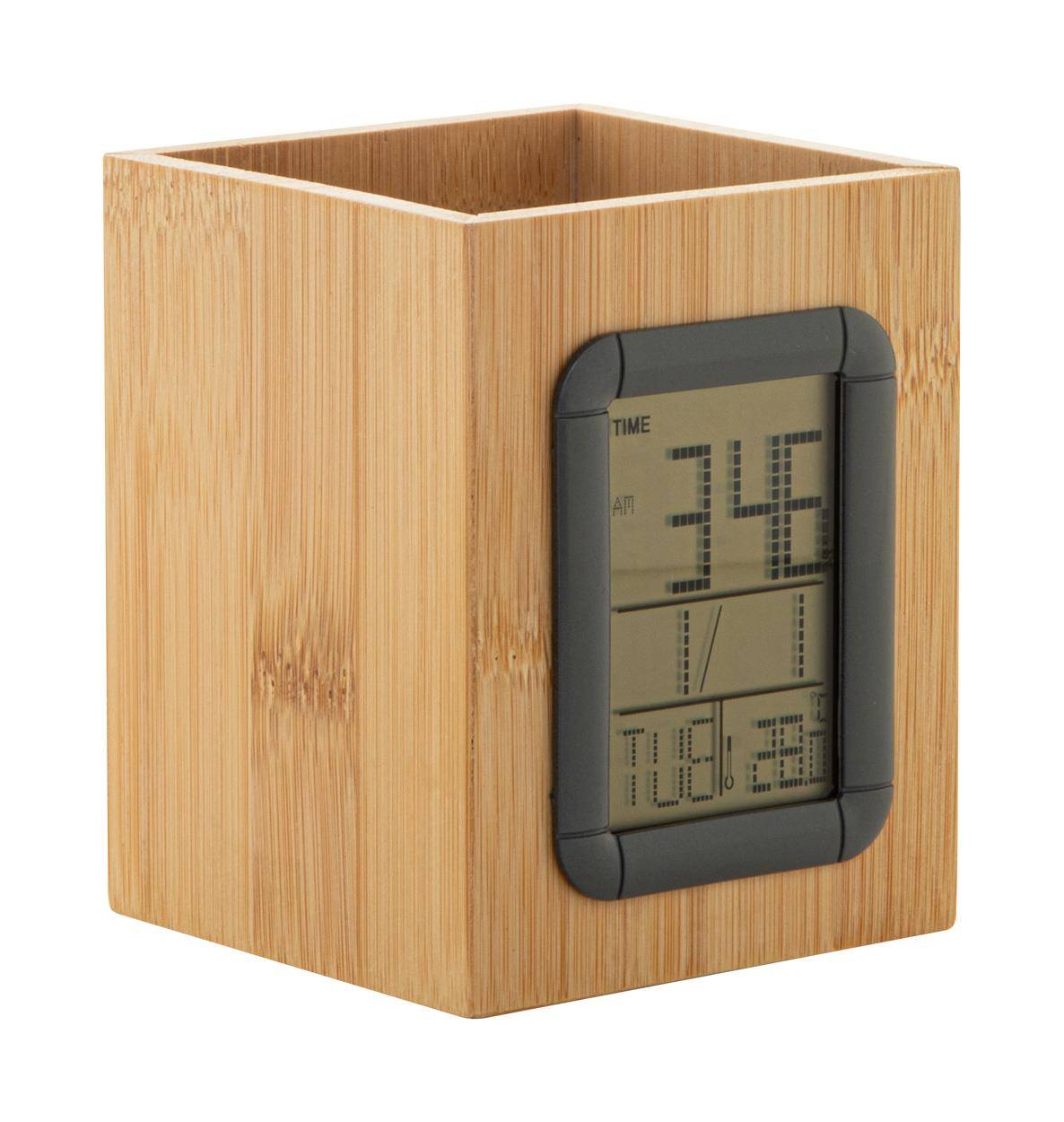 Horubo multifunkční stojan na pera, hnědá přírodní