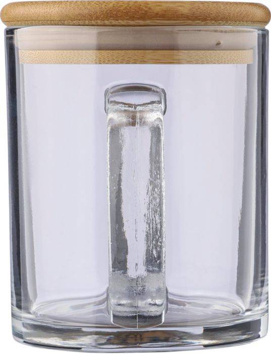 Hrnček na pitie z recyklovaného skla 300 ml Ashley, transparentná