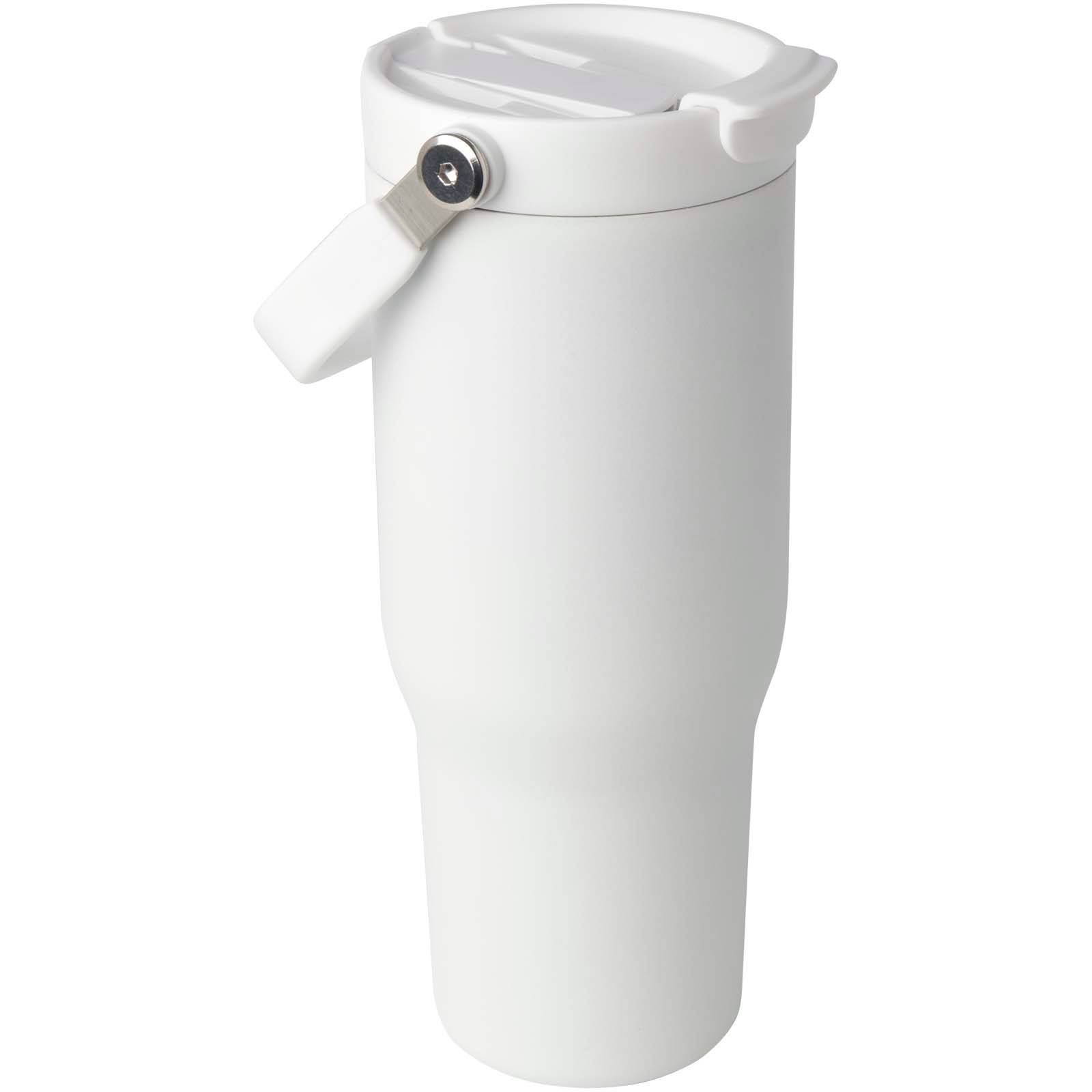 Hrnček s vákuovou a medenou izoláciou Bronx s objemom 900 ml, biela