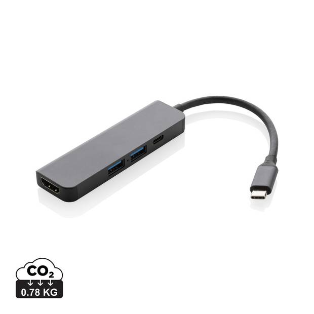 Hub s HDMI vstupom Terra, sivá Hub s HDMI vstupom Terra, sivá