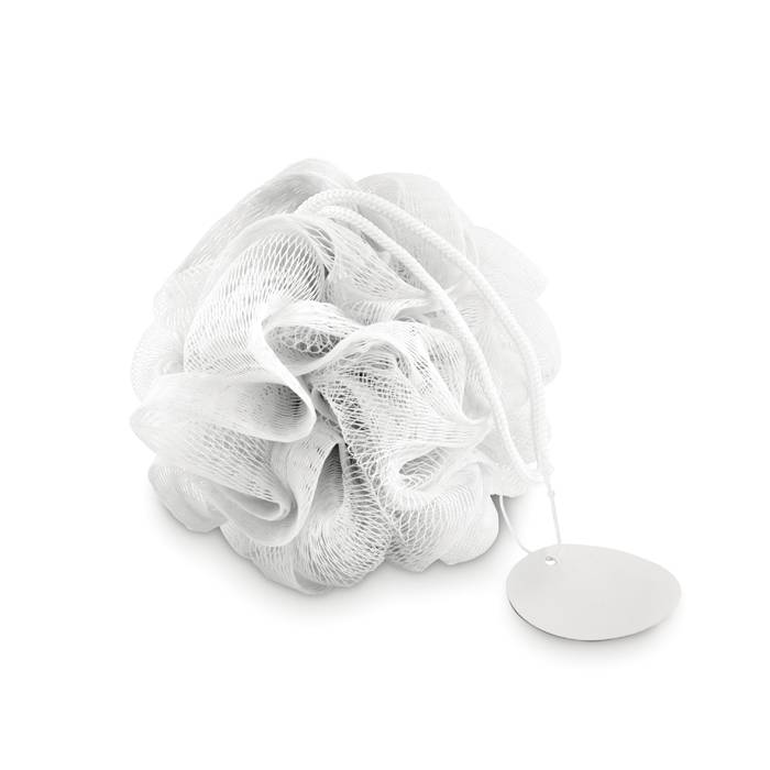 Hubka do sprchy, biela