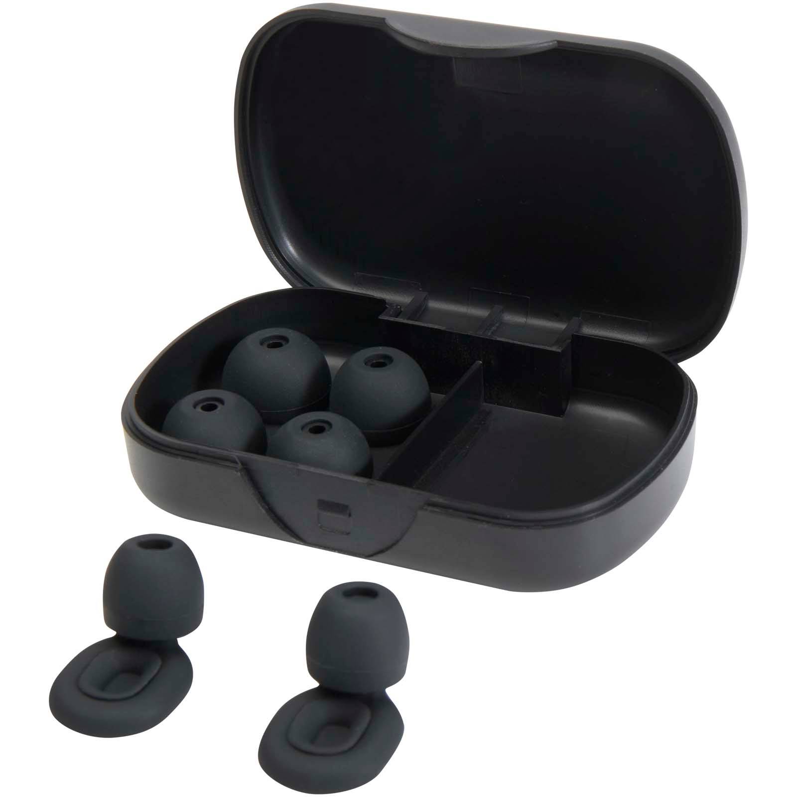 Hush štuple do uší, čierna