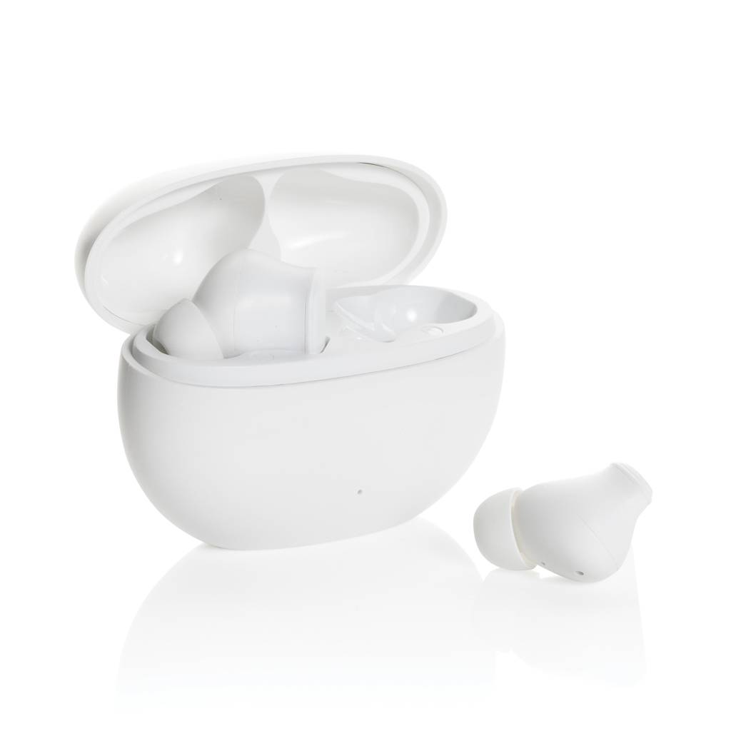 Hybridní ANC/ENC sluchátka do uší Prolink z RCS rec. plastu, bílá
