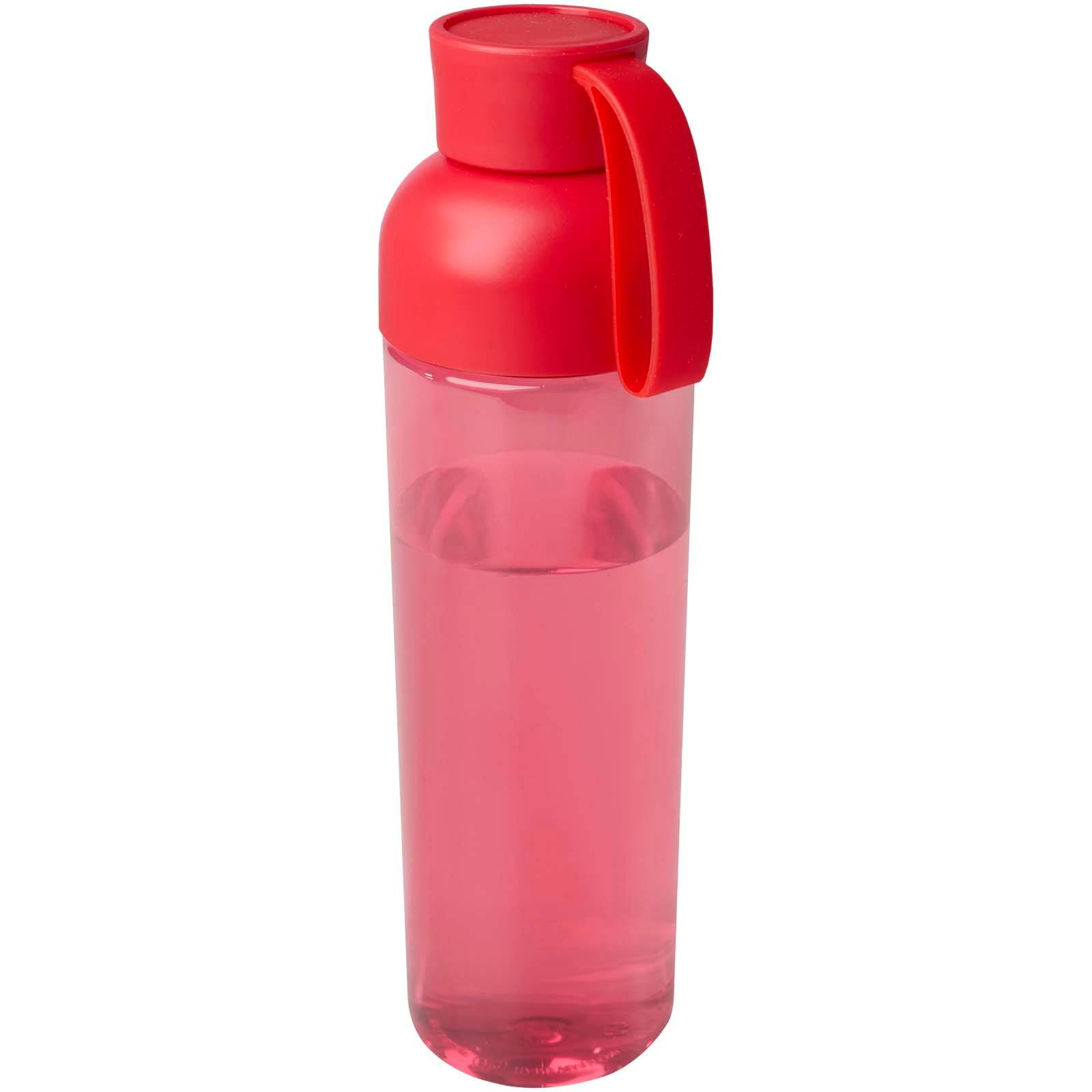 Illuminate 600ml RPET fľaša na vodu, červená