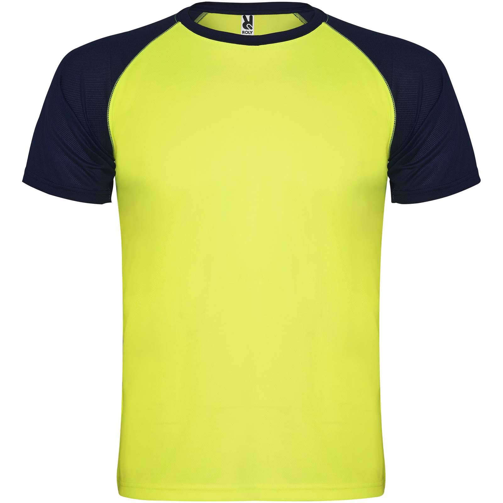 žltá fluor - modrá Navy