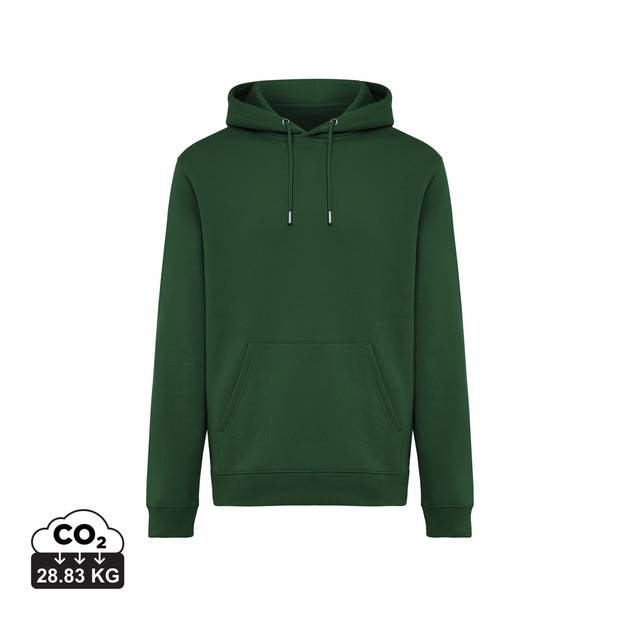 IQONIQ Joshua Unisex mikina s kapucňou z rec. bavlny, zelená Forest IQONIQ Joshua Unisex mikina s kapucňou z rec. bavlny, zelená Forest