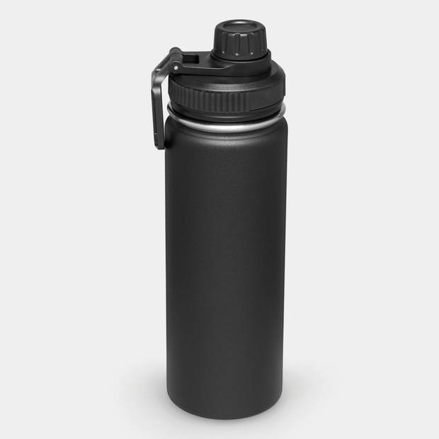 Izolovaná fľaša na pitie ARMY STYLE, čierna Izolovaná fľaša na pitie ARMY STYLE, čierna