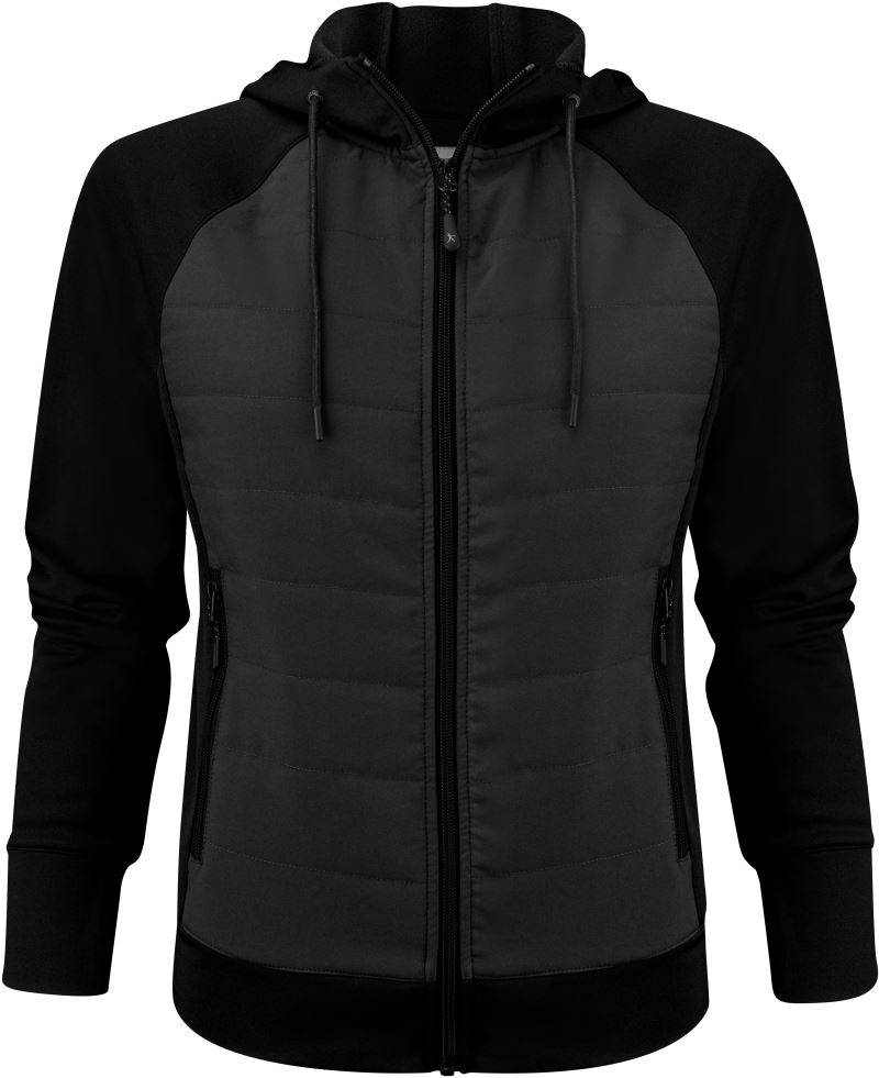 James Harvest|Keyport Jacket Women, Dámska hybrid.bunda"Two-Tone", čierna, XS
