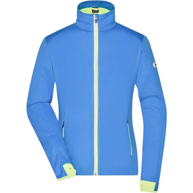 James&Nicholson|JN 1125, Dámska 3vrstv.softshell bunda, modrá-žltá, XL James&Nicholson|JN 1125, Dámska 3vrstv.softshell bunda, modrá-žltá, XL