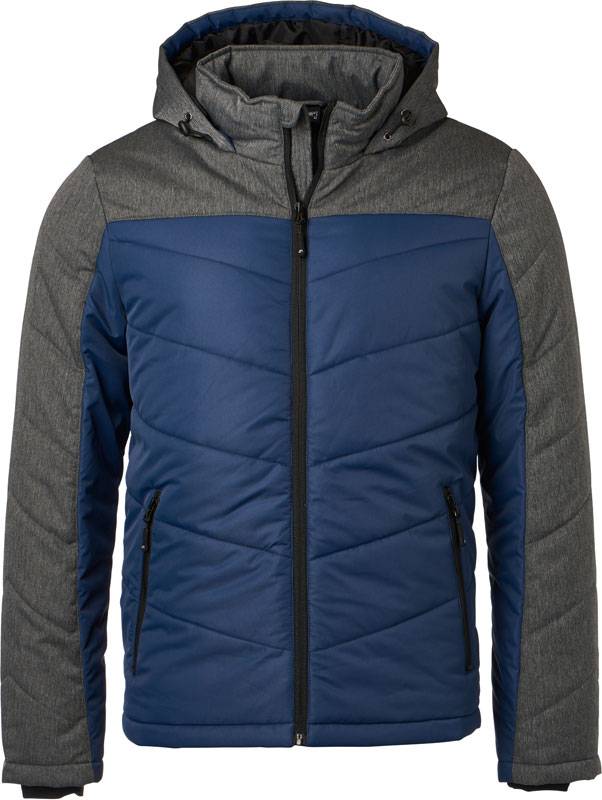 modrá Navy - sivá Anthracite Melange