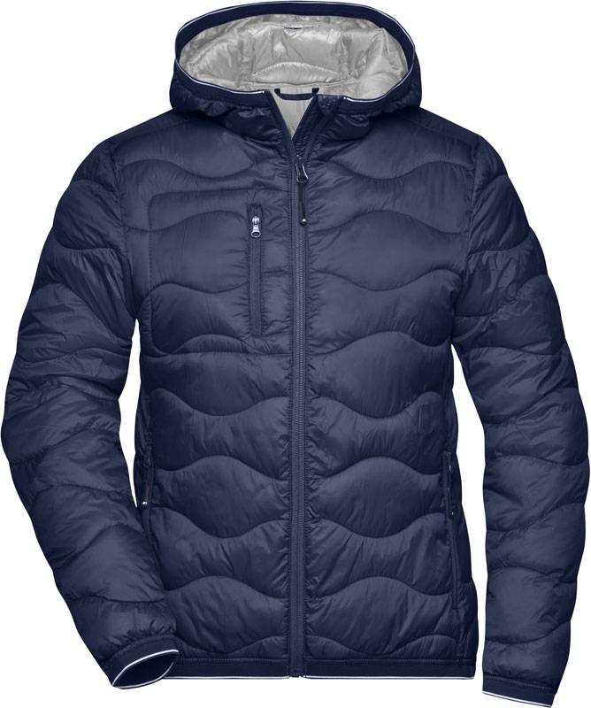James&Nicholson|JN 1155, Dámska bunda, modrá navy-sivá silver, XS