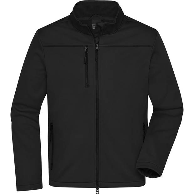 James & Nicholson | JN 1172, Pánska 3-vrstvová softshell bunda, čierna, S James & Nicholson | JN 1172, Pánska 3-vrstvová softshell bunda, čierna, S