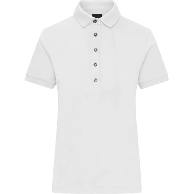 James & Nicholson | JN 1301, Dámské polo, bílá, XS James & Nicholson | JN 1301, Dámské polo, bílá, XS