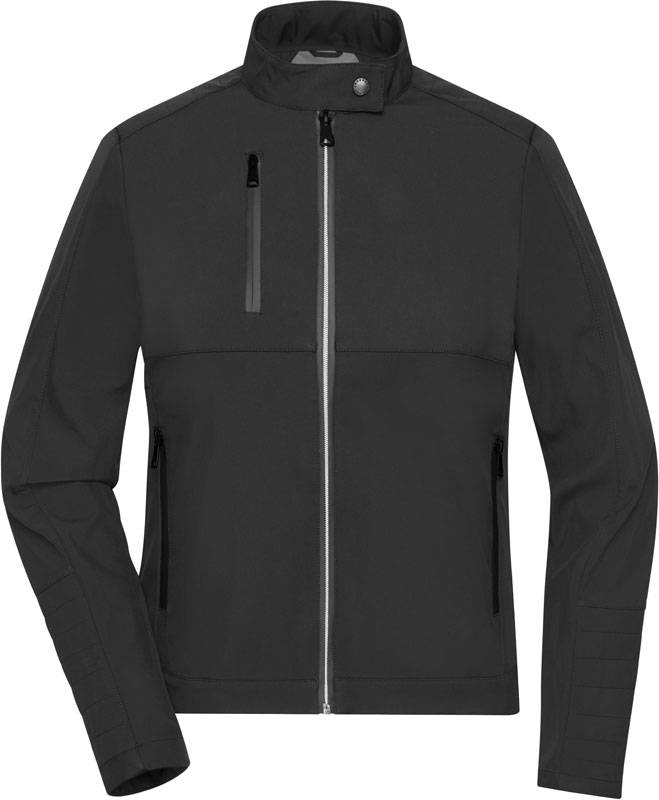James&Nicholson|JN 1315, Dámska 2vrstv.softshell bunda, čierna, XS