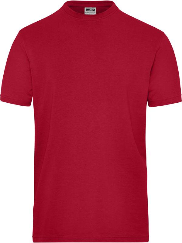 James & Nicholson | JN 1802, Pánske prac. tričko z bio bavlny, červená, 3XL