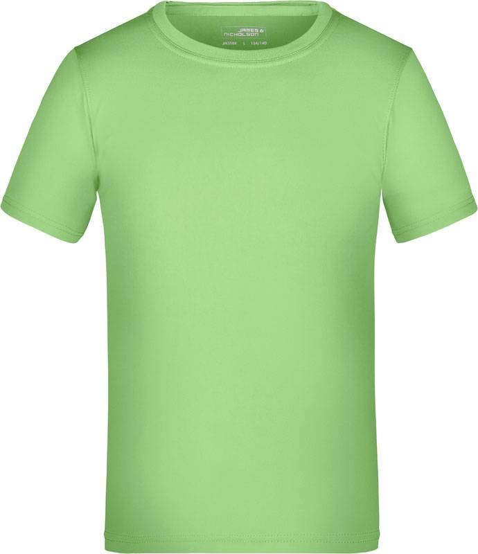 James & Nicholson | JN 358K, Detské žerzejové športové tričko, zelená lime, XXL
