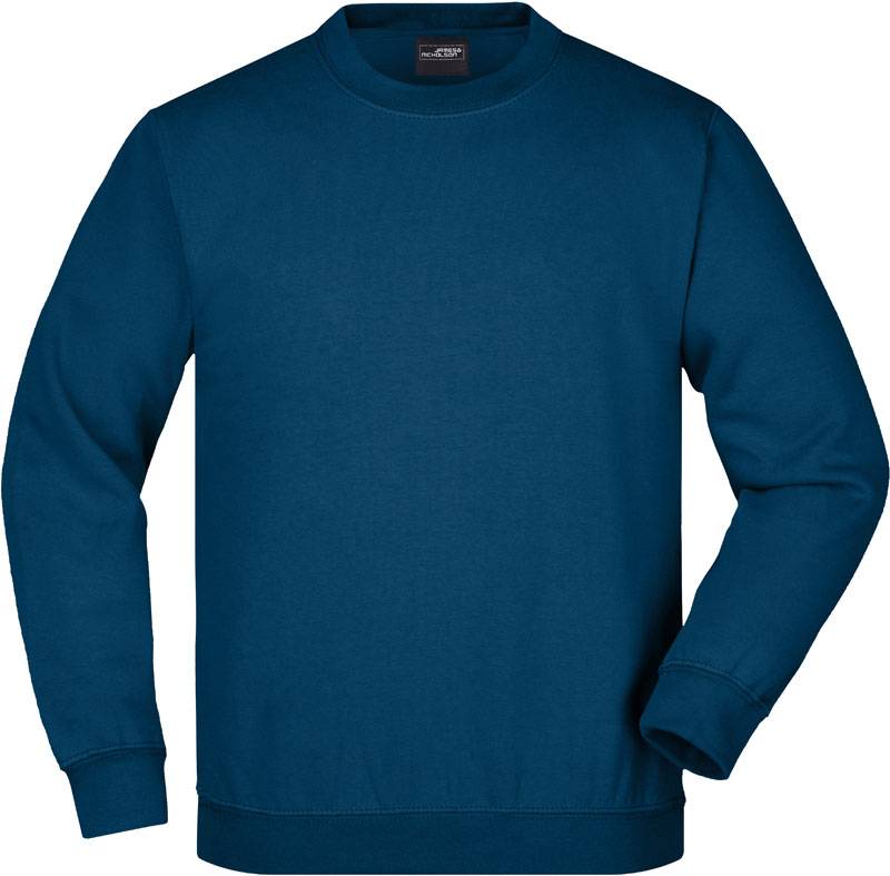 James & Nicholson | JN 40K, Detská mikina z ťažkej bavlny, modrá Navy, M