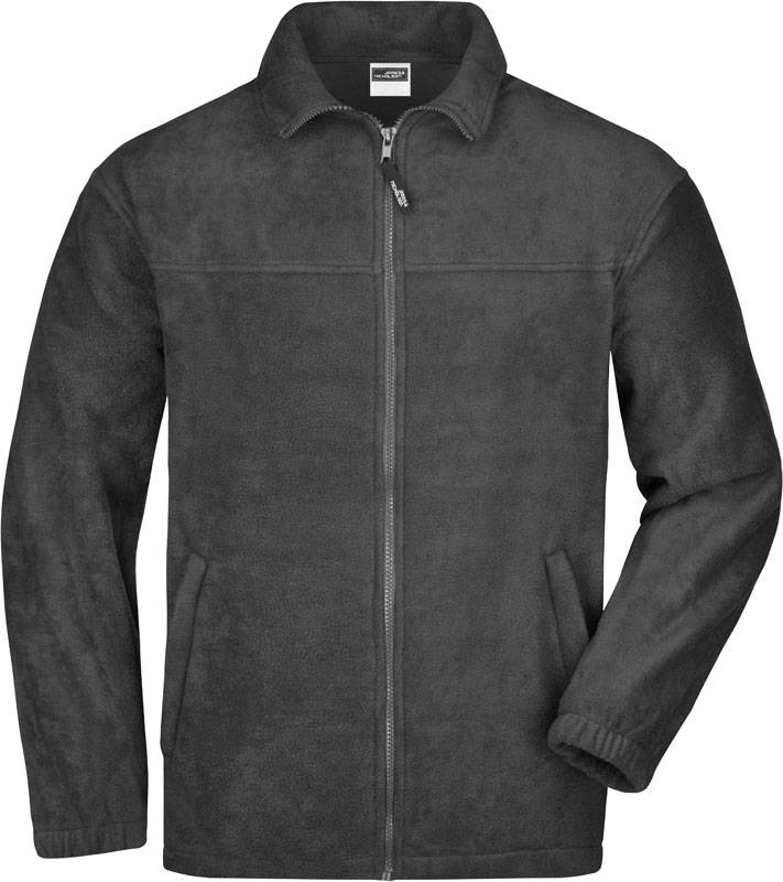 James&Nicholson|JN 44, Fleecová bunda, sivá Dark, XL
