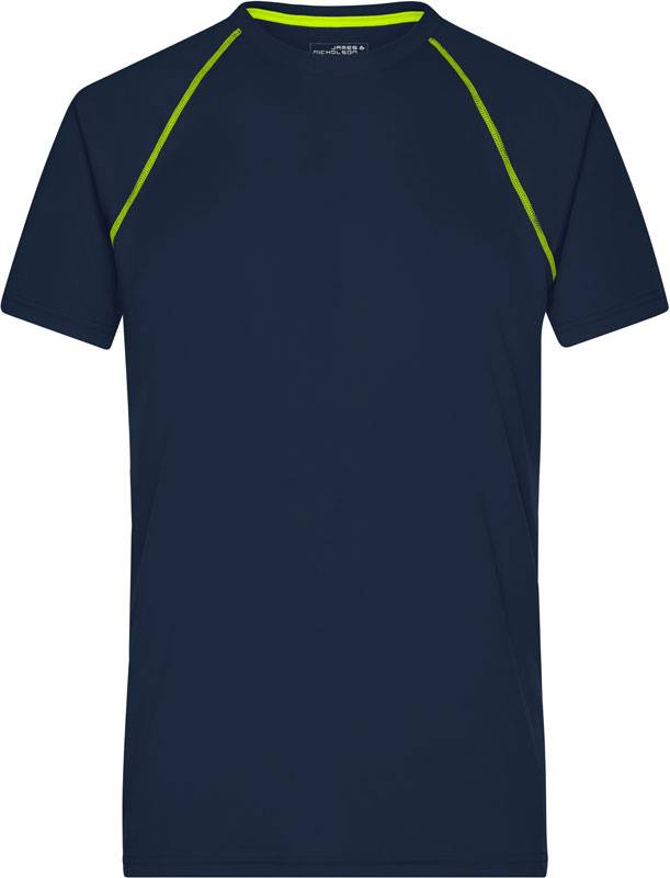 modrá navy - žlutá