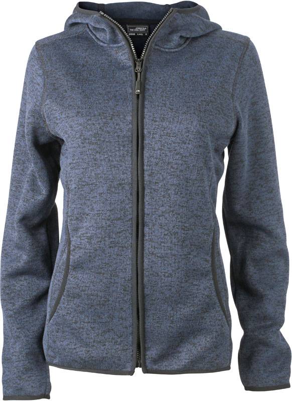 modrá Denim Melange - čierna