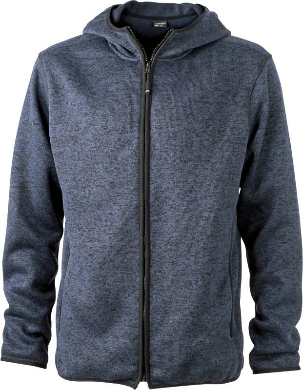 modrá Denim Melange - čierna