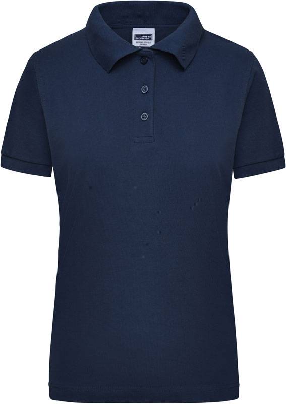 James & Nicholson | JN 803, Dámske pracovné piqué polo z ťažkej bavlny, modrá Navy, S