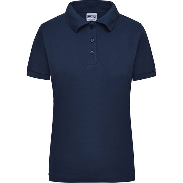 James & Nicholson | JN 803, Dámske pracovné piqué polo z ťažkej bavlny, modrá Navy, S James & Nicholson | JN 803, Dámske pracovné piqué polo z ťažkej bavlny, modrá Navy, S