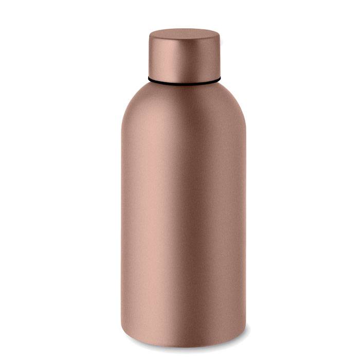 Jednostenná fľaša 500ml, hnedá Copper