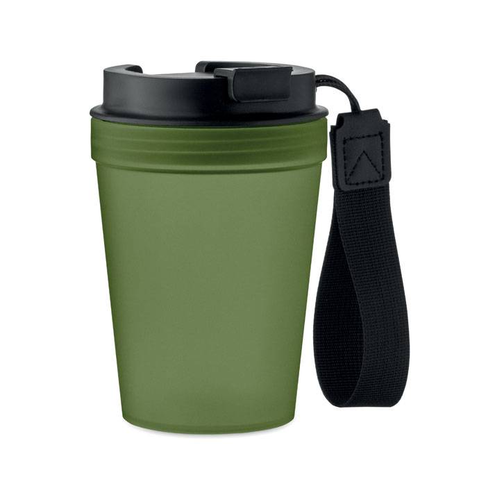Jednostenný hrnček 300 ml, zelená Dark