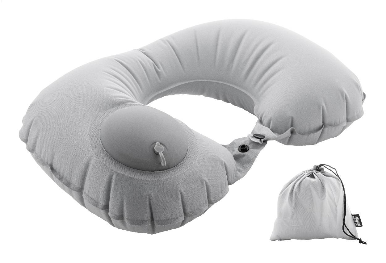 Jetpump cestovný vankúš z RPET, sivá